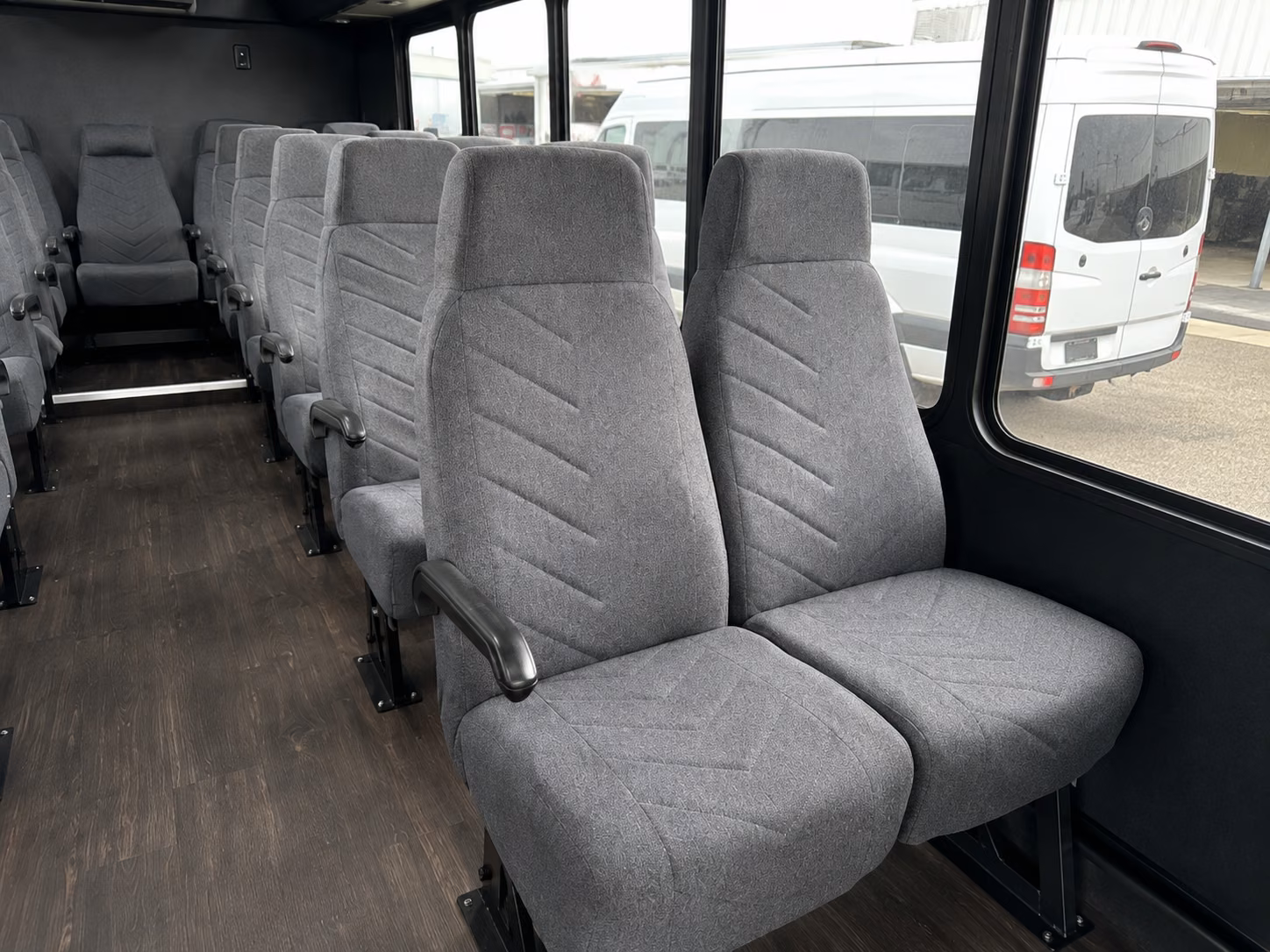 millcreek 15 passenger minibus interior