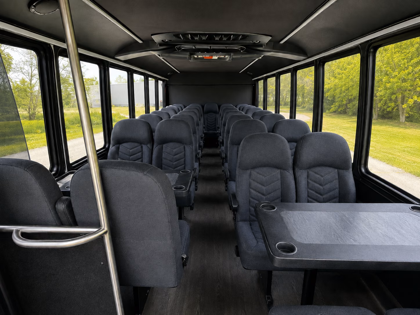 millcreek 20 passenger minibus inside
