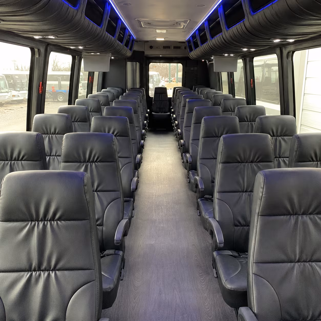 millcreek 30 passenger minibus inside