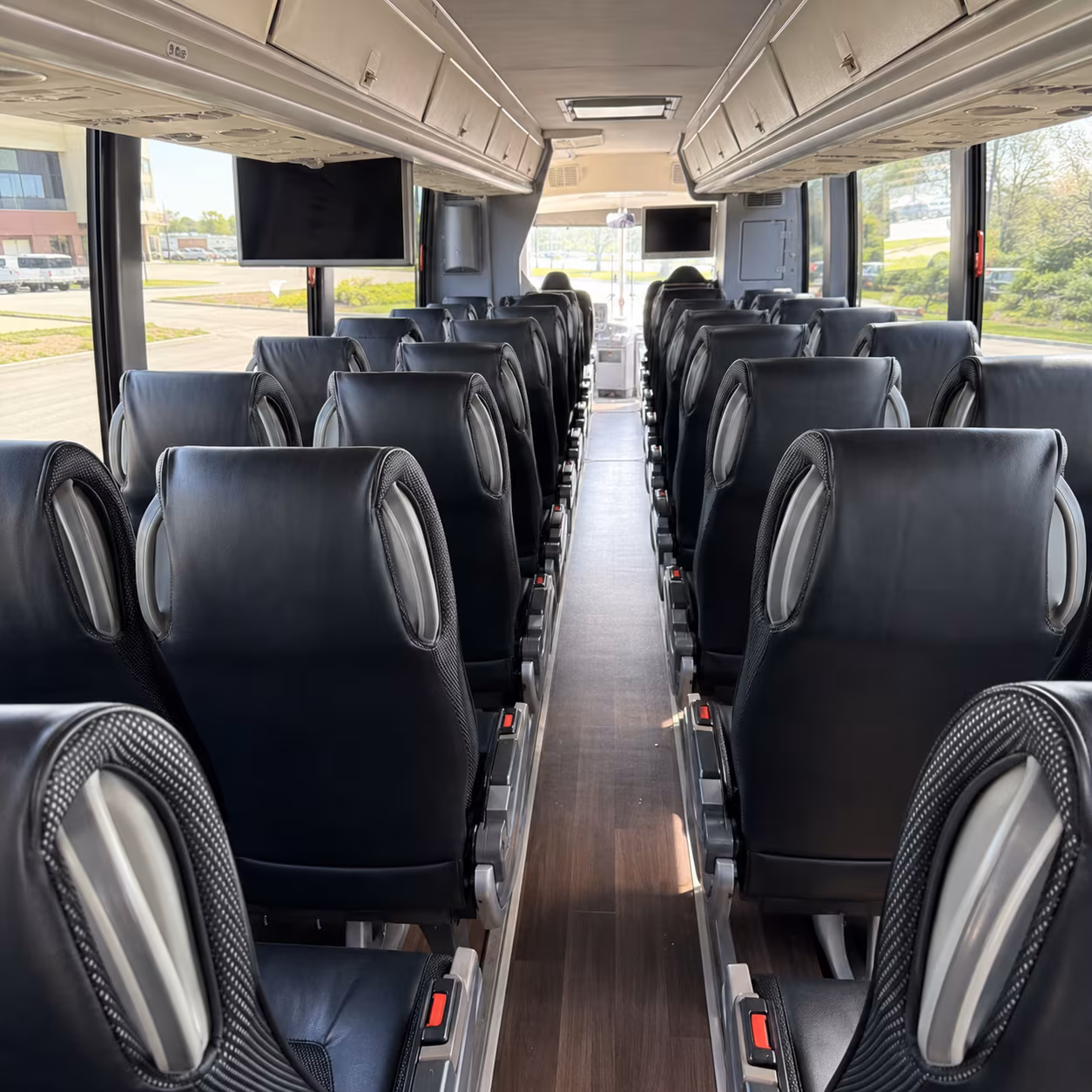 millcreek 56 passenger charter bus interior