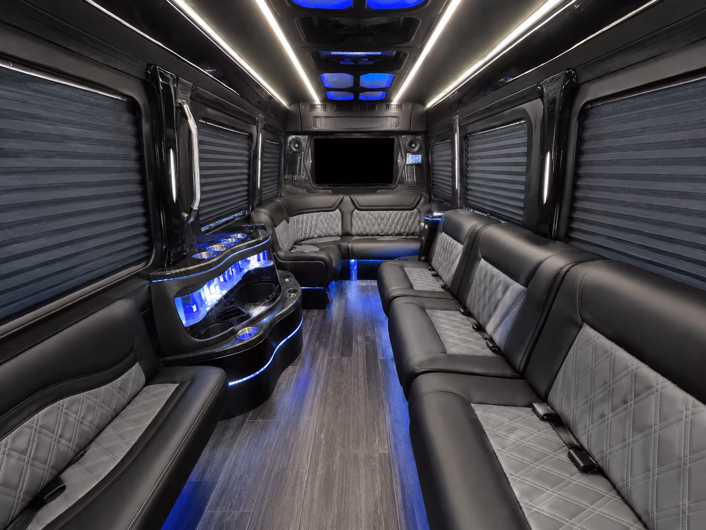 millcreek sprinter limousine inside