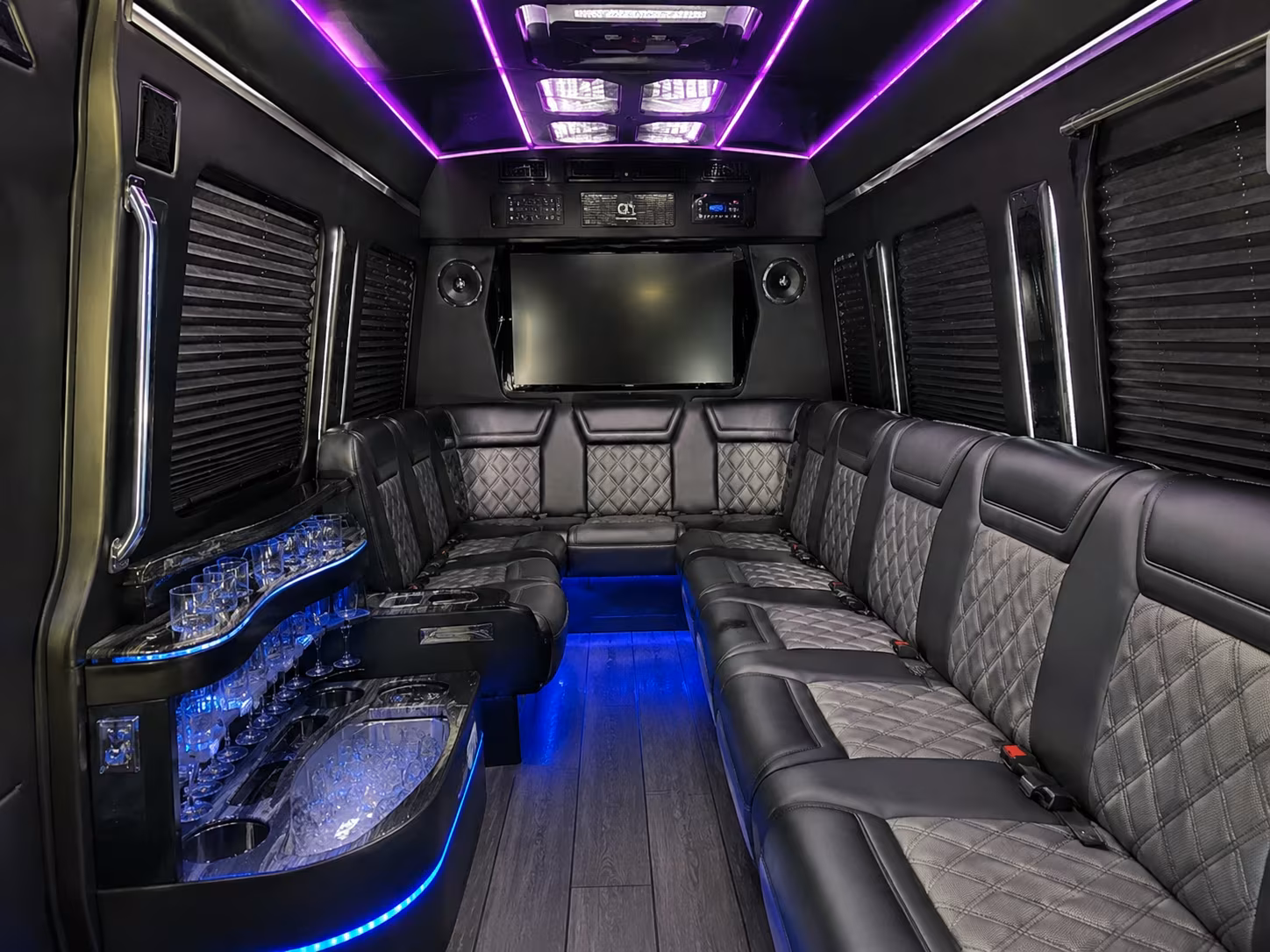 millcreek sprinter limousine interior
