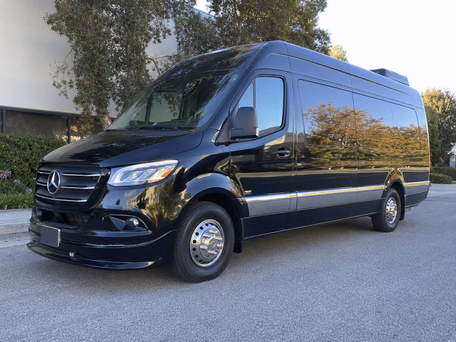 millcreek sprinter van with driver