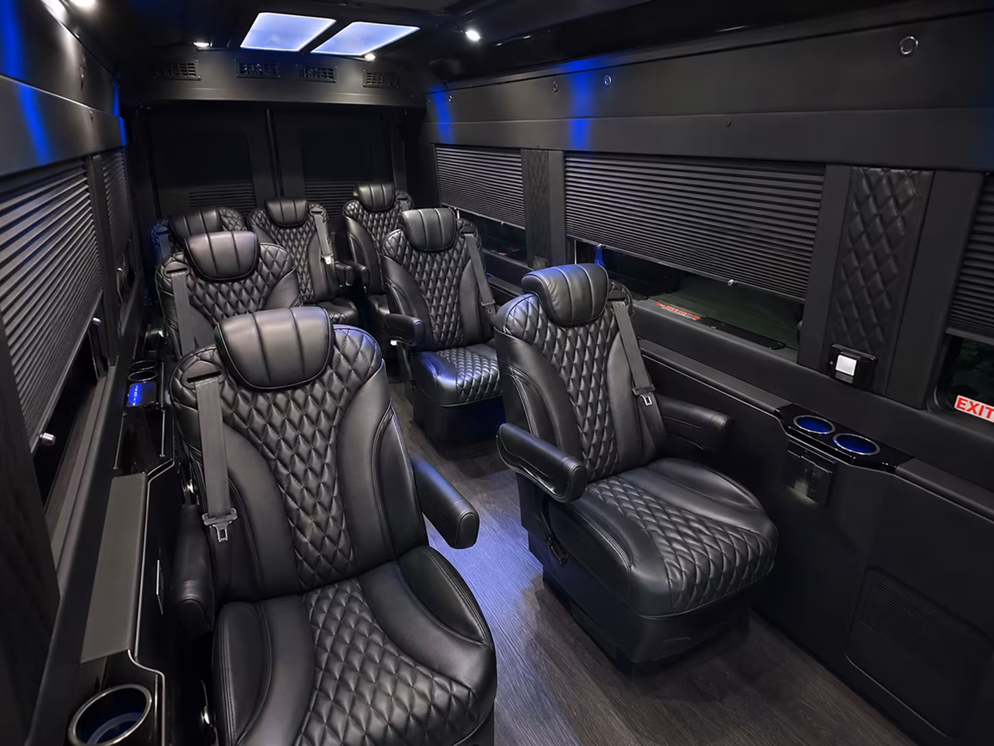 millcreek wedding transportation onboard seating