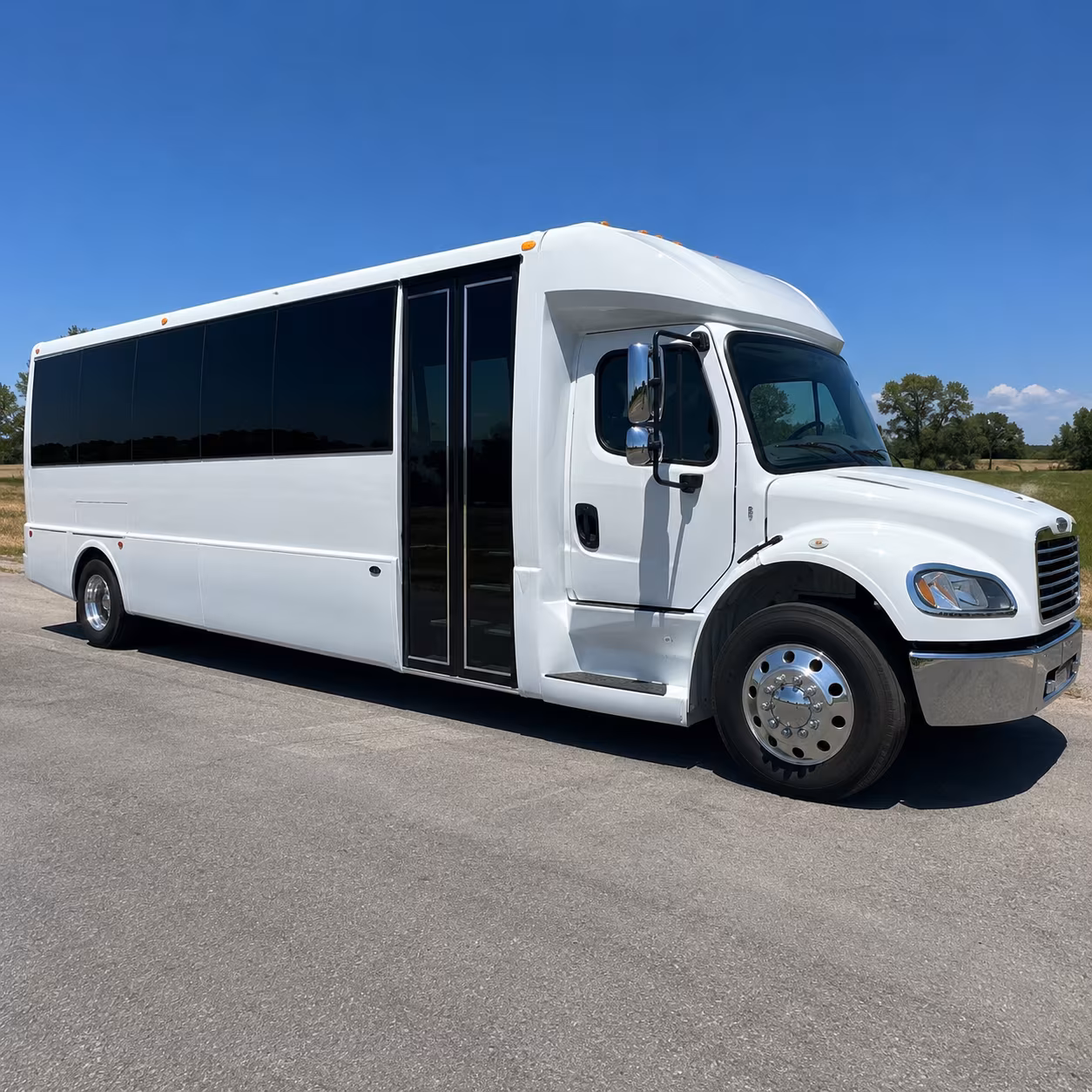 wedding and reception buses for millcreek celebrations